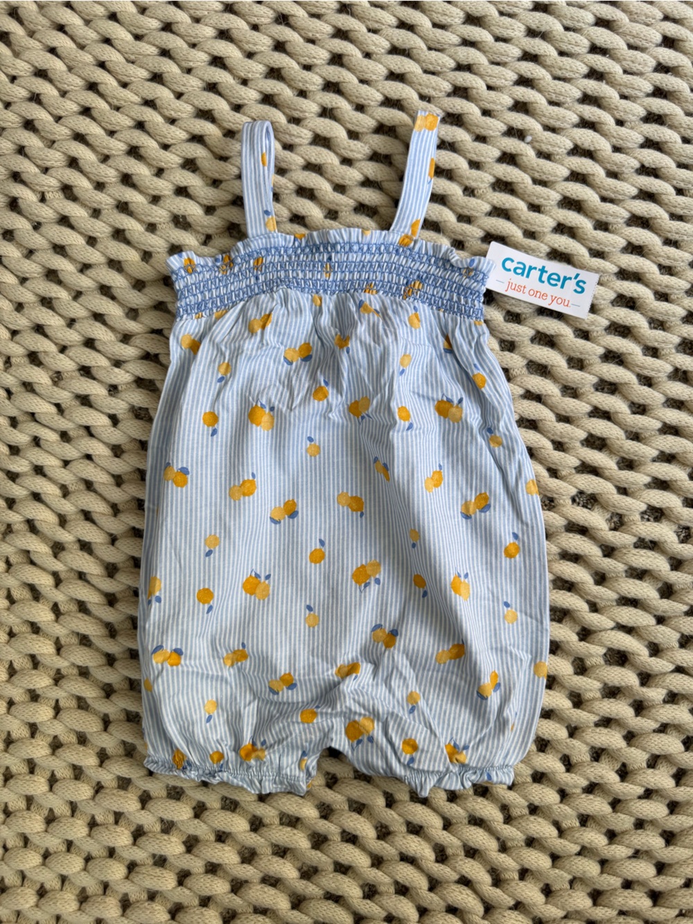 Carters 18m new with tags lemon shortie
